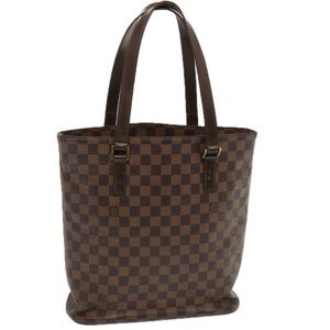 LOUIS VUITTON Damier Ebene Vavin GM Tote Bag N51169 LV Auth 71646